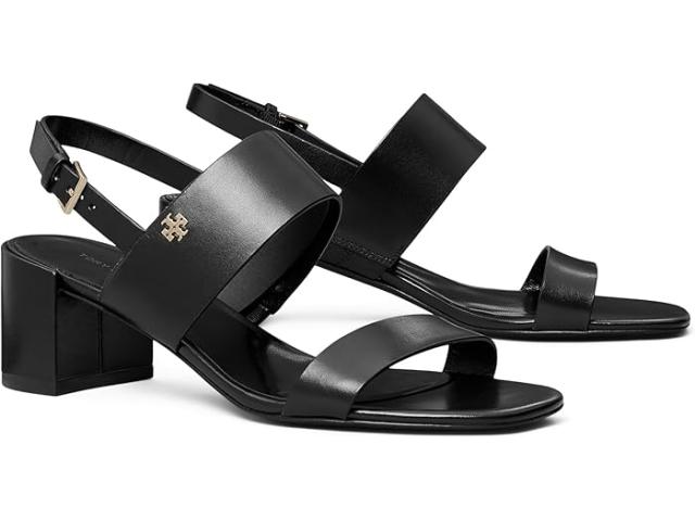 (取寄) トリーバーチ レディース 50 ウム ダブル T ヒール サンダル Tory Burch women 50 mm Double T Heel Sandals Perfect Black/Perfect Blackの通販は 87,540円