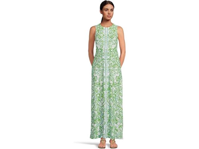 (取寄) リリー ピュリッツァー レディース エリソン マキシ ドレス Lilly Pulitzer women Ellison Maxi Dress Resort White Sol Mates Engineered Knit Dress