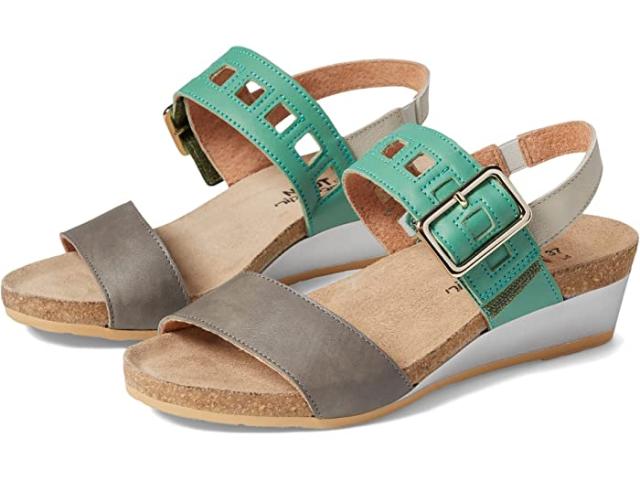 (取寄) ナオト レディース ダイナスティ Naot women Naot Dynasty Foggy Gray/Soft Jade/Soft Ivory Leatherの通販は