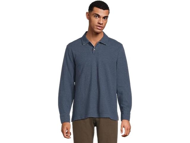 (取寄) トミーバハマ メンズ ニュー ラス アリアス ポロ ロング スリーブ  Bahama men New Las Arias Polo Long Sleeve Carbon Navy Hthr