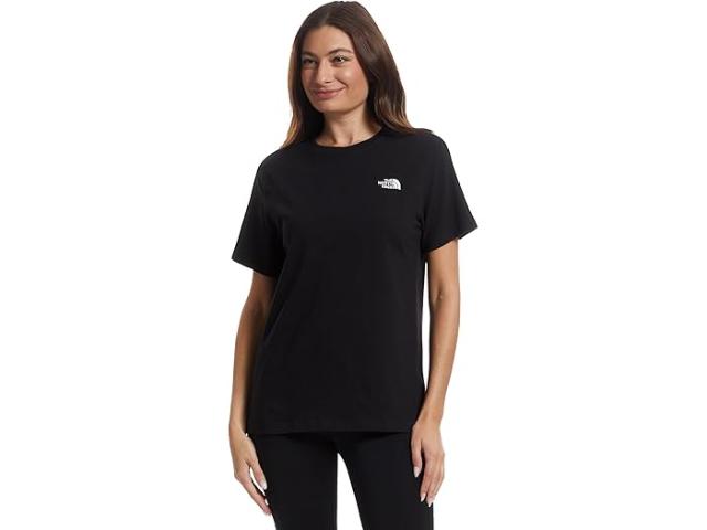 (取寄) ノースフェイス レディース エボリューション エンブ リラックスド-フィット ショート スリーブ ティー The North Face women Evolution EMB Relaxed Short Sleeve Tee TNF Black