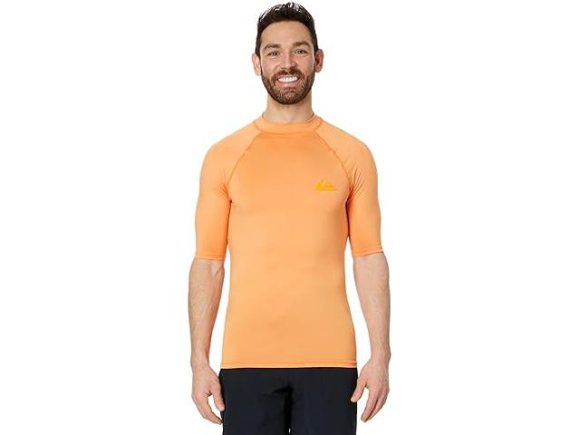 (取寄) クイックシルバー メンズ エブリデイ UPF50 ショート スリーブ Quiksilver men Quiksilver Everyday UPF50 Short Sleeve Tangerineの通販は 9,209円