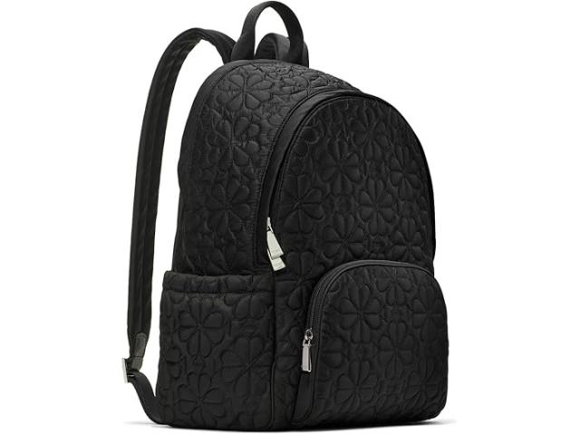 (取寄) ケイトスペード レディース ティリー キルテッド ファブリック ラージ バックパック Kate Spade New York women Tilly Quilted Fabric Large Backpack Black