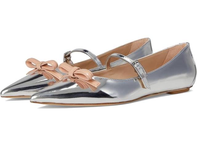 (取寄) スチュアート ワイツマン レディース スチュアート フェリシティ メアリー ジーン Stuart Weitzman women Stuart Felicity Mary Jane Silver/Poudre