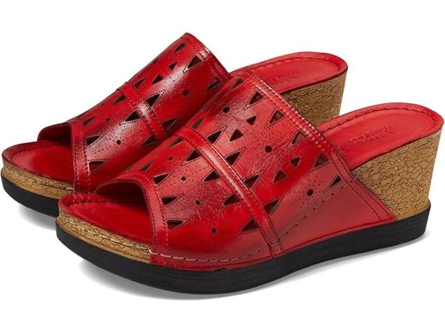 (取寄) スプリング ステップ レディース フサウェッジ Spring Step women Fusawedge Red