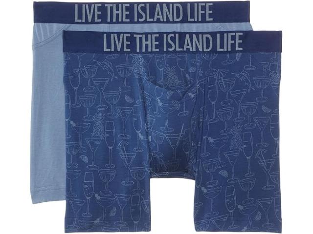 (取寄) トミーバハマ メンズ 2-パック ボクサー ブリーフ  Bahama men 2-Pack Boxer Brief Navy Graphite