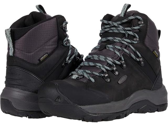 (取寄) キーン レディース レベル Iv ミッド ポラール KEEN women Revel IV Mid Polar Black/Harbor Gray