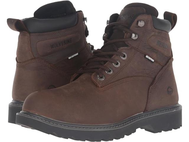 (取寄) ウルヴァリン メンズ フロアハンド ソフト トゥ Wolverine men Wolverine Floorhand Soft Toe Dark Brownの通販は