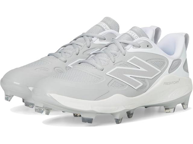 (取寄) ニューバランス レディース フレッシュ フォーム モールデッド ソフトボール クリーツ New Balance women Fresh Foam Velov4 Molded Softball Cleats Raincloud/White