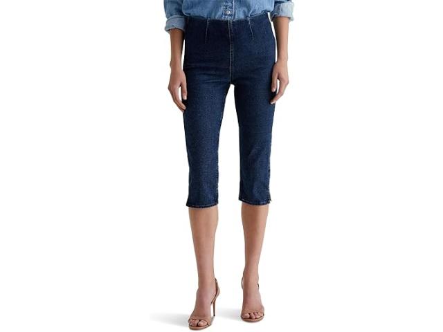 (取寄) AGジーンズ レディース メイジー プル オン デニム カプリ イン ヒアシンス AG Jeans women Maisie Pull On Denim Capri in Hyacinth Hyacinth