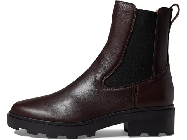 (取寄) メイドウェル レディース ザ ワイコフ チェルシー ラグソール ブート イン レザー Madewell women The Wyckoff Chelsea Lugsole Boot in Leather Chocolate Raisinの通販は