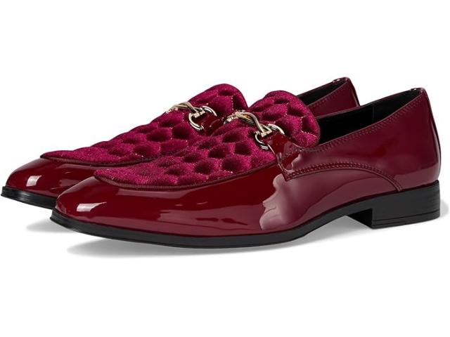 (取寄) ステイシー アダムス メンズ スプラグ モック トゥ スリッポン Stacy Adams men Sprague Moc Toe Slip-On Burgundy