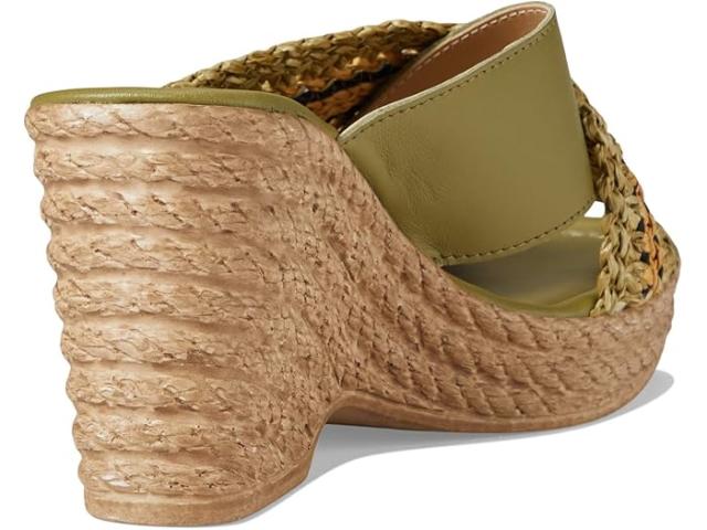 Spring Step レディース Fazzina スライドウェッジサンダル, オリーブグリーン, 9.5 10 Spring S 並行輸入品 Spring Step Women\u0027s Fazzina Slide Wedge Sandal -