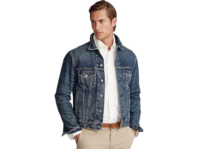 (取寄) ラルフローレン メンズ デニム アイコン トラッカー ジャケット Polo Ralph Lauren men Denim Icon Trucker Jacket Trentonの通販は