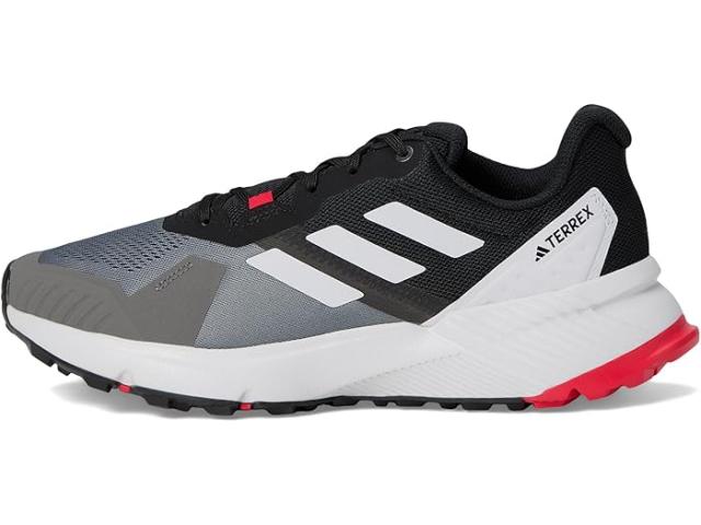 (取寄) アディダス アウトドア メンズ テレックス ソウルストライド トレイル ランニング シューズ adidas Outdoor men Terrex Soulstride Trail Running Shoes Grey/Dash Grey/Pure Rubyの通販は