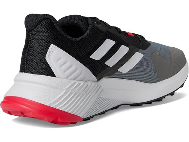 (取寄) アディダス アウトドア メンズ テレックス ソウルストライド トレイル ランニング シューズ adidas Outdoor men Terrex Soulstride Trail Running Shoes Grey/Dash Grey/Pure Rubyの通販は