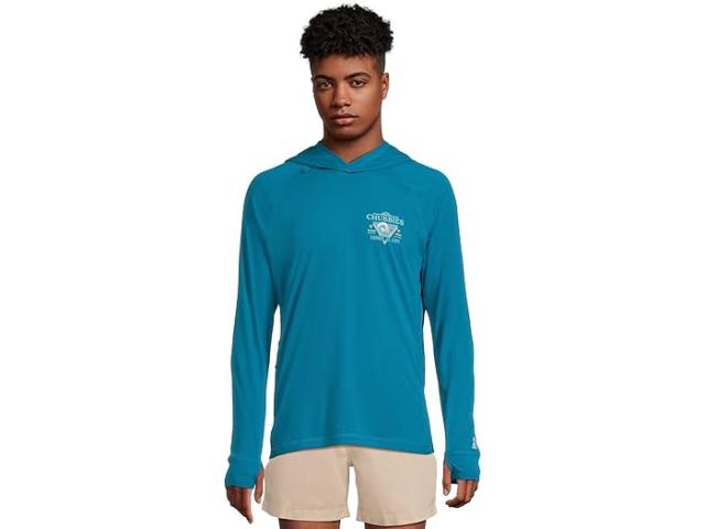 (取寄) チャビーズ メンズ ザ ボードウォーク Chubbies men The Boardwalk Emporer (Sun Hoodie) Medium Blue