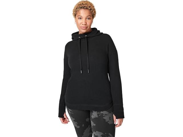 (取寄) スウェッティ ベティ レディース エスケープ ラグゼ フリース パーカー Sweaty Betty women Escape Luxe Fleece Hoodie Black