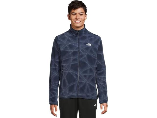(取寄) ノースフェイス メンズ グレイシャー フリース The North Face men Glacier Fleece Jacket-Print Summit Navy Sun Halo