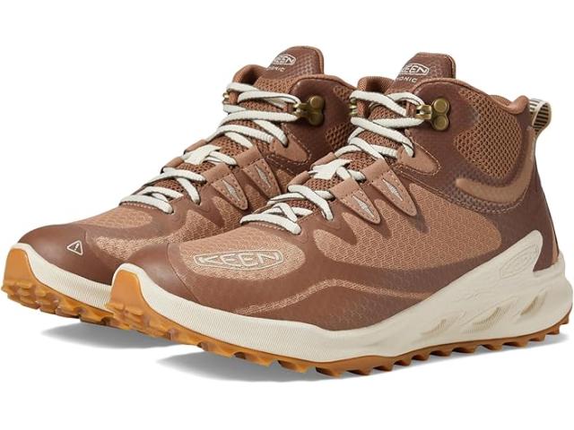 (取寄) キーン レディース シオニック ミッド ハイト ウォータープルーフ オール テレイン KEEN women KEEN Zionic Mid Height Waterproof All Terrain Warm Taupe/Birch