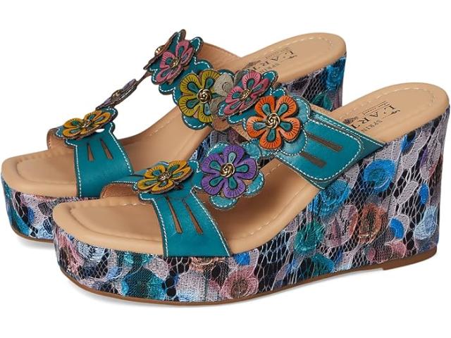 (取寄) ラルティストバイスプリングステップ レディース カプリース L'Artiste by Spring Step women Caprice Turquoise