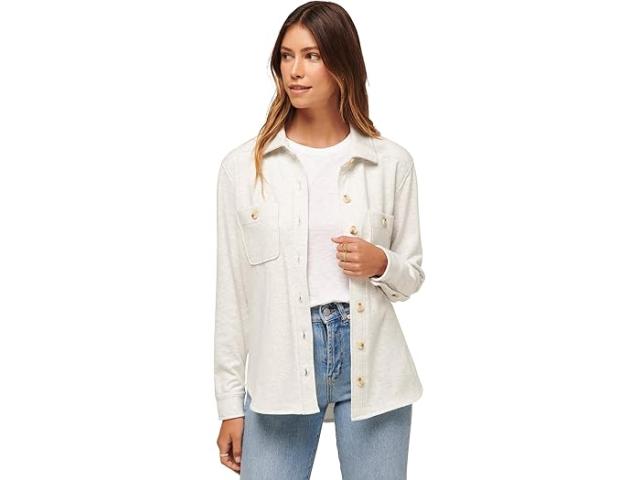 (取寄) トラヴィスマシュー レディース クラウド シャケット TravisMathew women Cloud Shacket Heather Light Grey