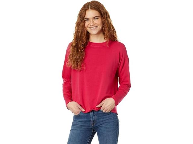 (取寄) アイリーン フィッシャー レディース ハイ クルー ネック ボクシー トップ Eileen Fisher women High Crew Neck Boxy Top Azaleaの通販は