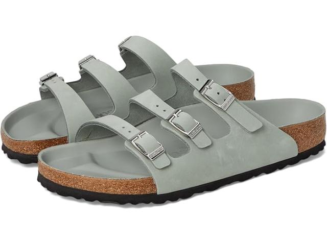 (取寄) ビルケンシュトック レディース フロリダ - ヌバック Birkenstock women Florida - Nubuck Hex Pure Sage