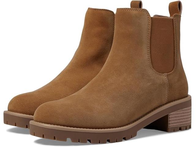 (取寄) ブロンド レディース メイズ ウォータープルーフ ブーティ Blondo women Mayes Waterproof Bootie Cognac Suede