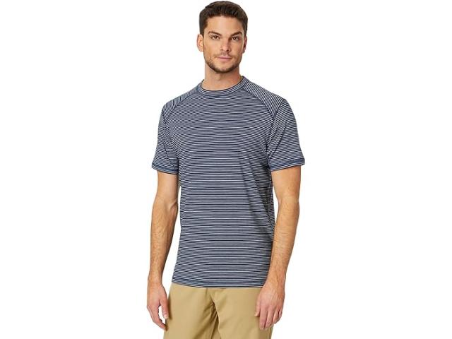 (取寄) TASC パフォーマンス メンズ カロルトン ティー - ミニ ストライプ tasc Performance men tasc Performance Carrollton Tee - Mini Stripe Classic Navy Heather/Sereneの通販は 11,745円