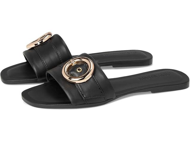 (取寄) スティーブマデン レディース リーフ Steve Madden women Reef Black Leather