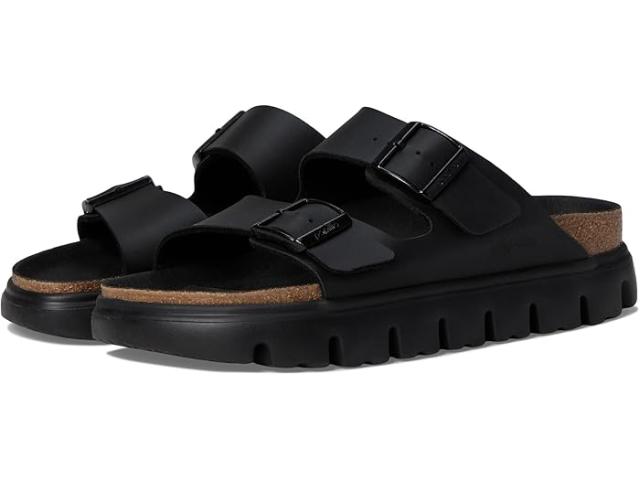 (取寄) ビルケンシュトック レディース パピリオ バイ アリゾナ チャンキー - ビルコ-フロー Birkenstock women Papillio by Arizona Chunky - Birko-Flor Black