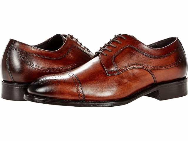 (取寄) ジョンストン&マーフィー コレクション メンズ エルスワース キャップ トゥ Johnston & Murphy Collection men Johnston & Murphy Collection Ellsworth Cap Toe Brownの通販は