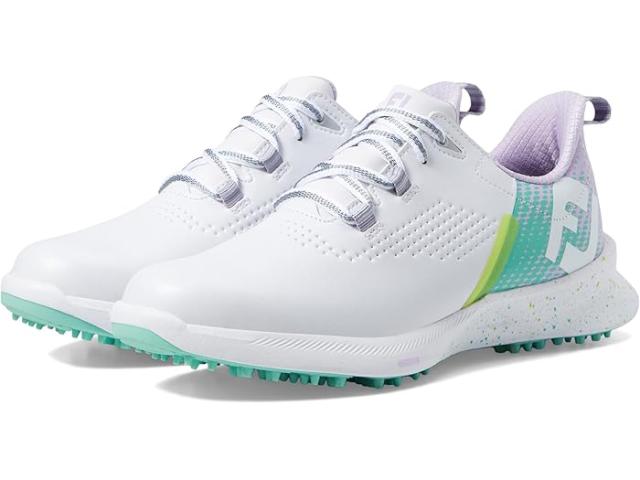 (取寄) フットジョイ レディース FJ フューエル ゴルフ シューズ - プリビアス シーズン FootJoy women FJ Fuel Golf Shoes - Previous Season White/Green/Lilac
