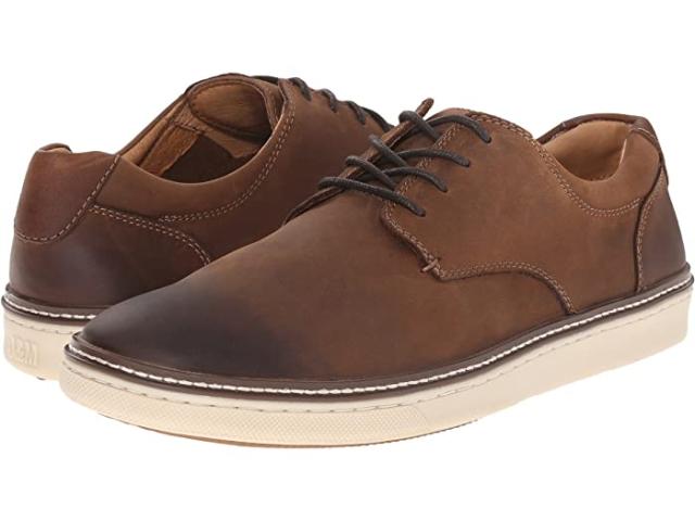 (取寄) ジョンストン&マーフィー メンズ マクガフィー カジュアル プレーン トゥ スニーカー Johnston & Murphy men  McGuffey Casual Plain Toe Sneaker Brown Oiled Full Grain