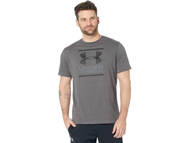 (取寄) アンダーアーマー メンズ グローバル ファウンデーション ショートスリーブ T-シャツ Under Armour men Global Foundation Short-Sleeve T-Shirt Charcoal Medium Heather/Graphite/Blackの通販は