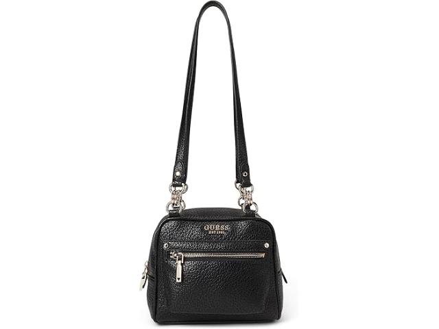 (取寄) ゲス レディース マーシャ ボックス サッチェル GUESS women Marsha Box Satchel Black