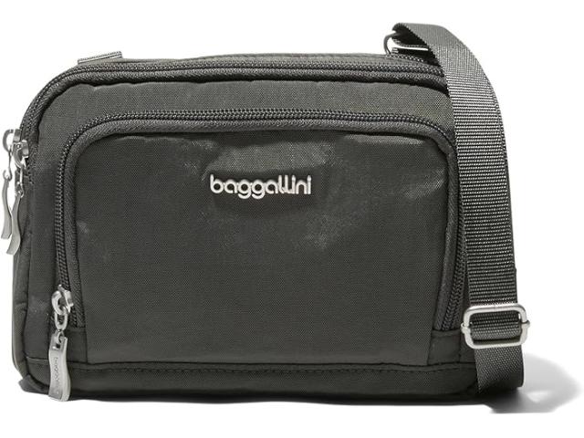 (取寄) バッガリーニ レディース トライフェクタ Rfid ウォレット クロスボディ Baggallini women Trifecta Rfid Wallet Crossbody Charcoal