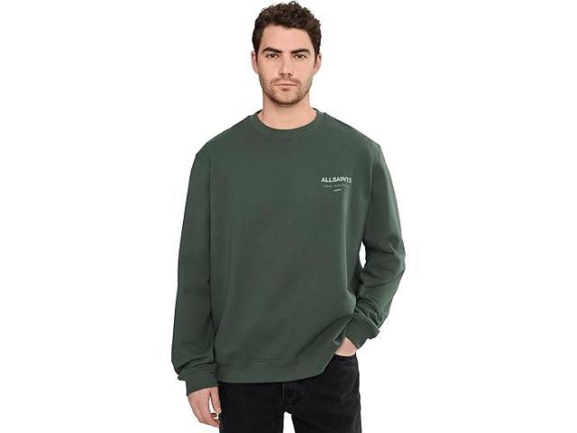 (取寄) オールセインツ メンズ アンダーグラウンド クルー AllSaints men Underground Crew Garnet Green