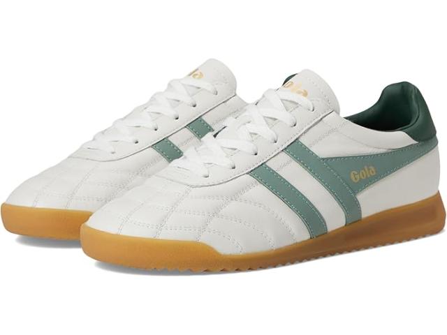 (取寄) ゴーラ レディース スタジアム Gola women Stadium White/Green Mist/Evergreen