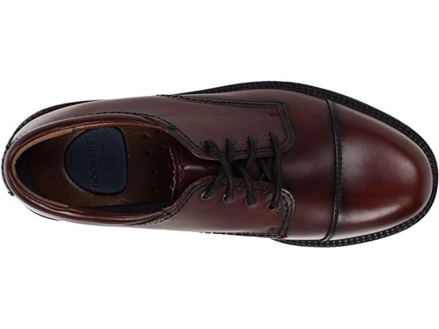 (取寄) ドッカーズ メンズ ゴードン キャップ トゥ オックスフォード Dockers men  Gordon Cap Toe Oxford Black Polished 取寄) ドッカーズ メンズ ゴードン キャップ トゥ オックスフォード