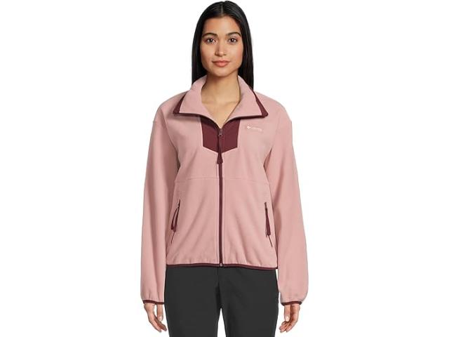 (取寄) コロンビア レディース セコイア フル ジップ フリース Columbia women Sequoia Grove Full Zip Fleece Eraser Pink/Rich Wine