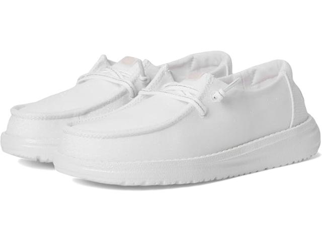 (取寄) ヘイデュードキッズ ガールズ ウェンディ スターダスト (リトル キッド/ビッグ キッド) Hey Dude Kids girls Wendy Stardust (Little Kid/Big Kid) Whiteの通販は 15,443円