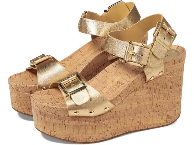 (取寄) マイケルコース レディース コルビー ウェッジ MICHAEL Michael Kors women Colby Wedge Pale Gold
