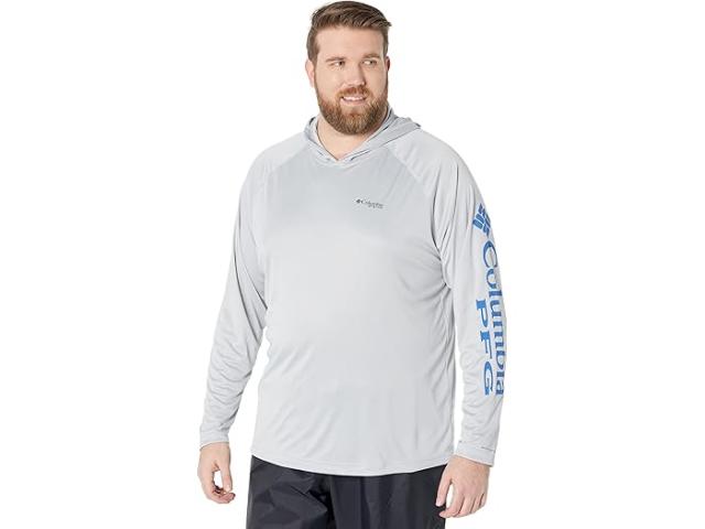 (取寄) コロンビア メンズ ビッグ アンド トール ターミナル タックル ブーディ Columbia men Big & Tall Terminal Tackle Hoodie Vivid Blue/Cool Grey Logo