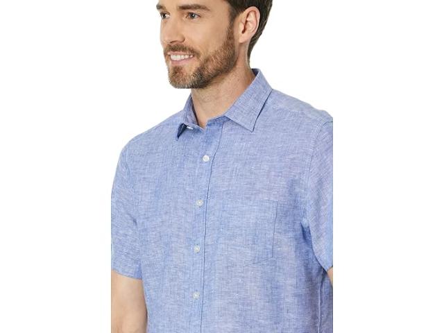 (取寄) アンタックイット メンズ キャメロン リンクル-レジスタント UNTUCKit men Cameron Wrinkle-Resistant Blue