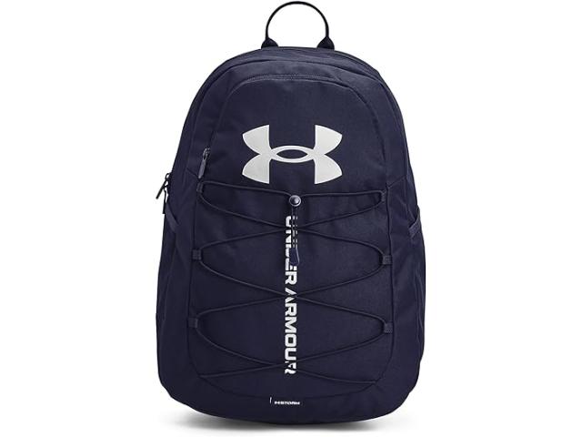 (取寄) アンダーアーマー ハッスル スポーツ バックパック Under Armour Under Armour Hustle Sport Backpack Midnight Navy/llic Silver