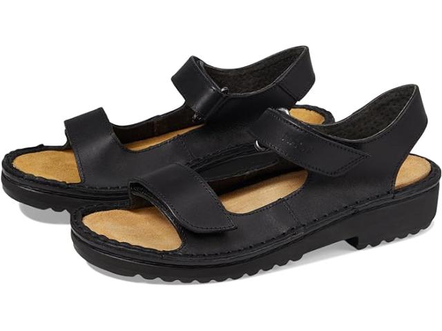 (取寄) ナオト レディース カレンナ Naot women Karenna Black Matte Leather