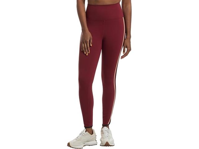 (取寄) ビーチライオット レディース ネラ レギンス Beach Riot women Nella Leggings Maroon Merlot Color-Block