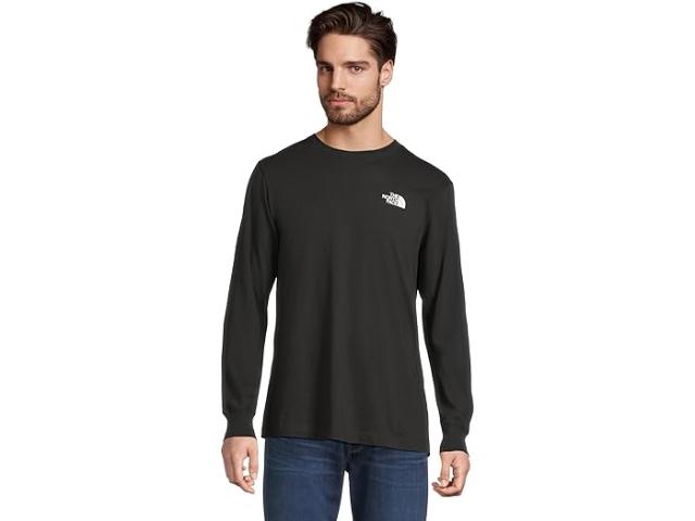 (取寄) ノースフェイス メンズ ロング スリーブ ボックス NSE ティー The North Face men Long Sleeve Box NSE Tee TNF Black/TNF White